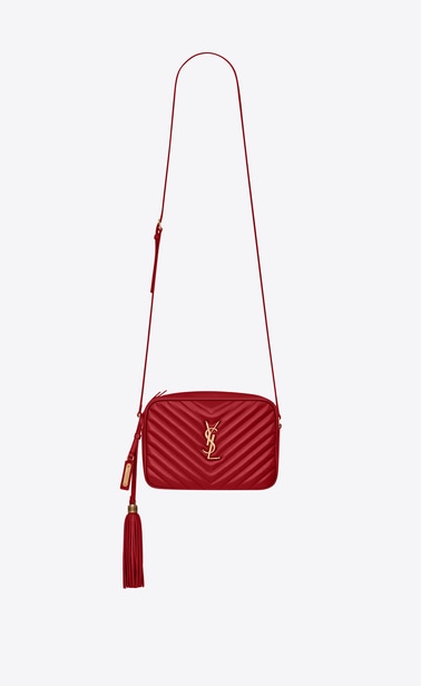 LOU camera bag in matelassé leather
